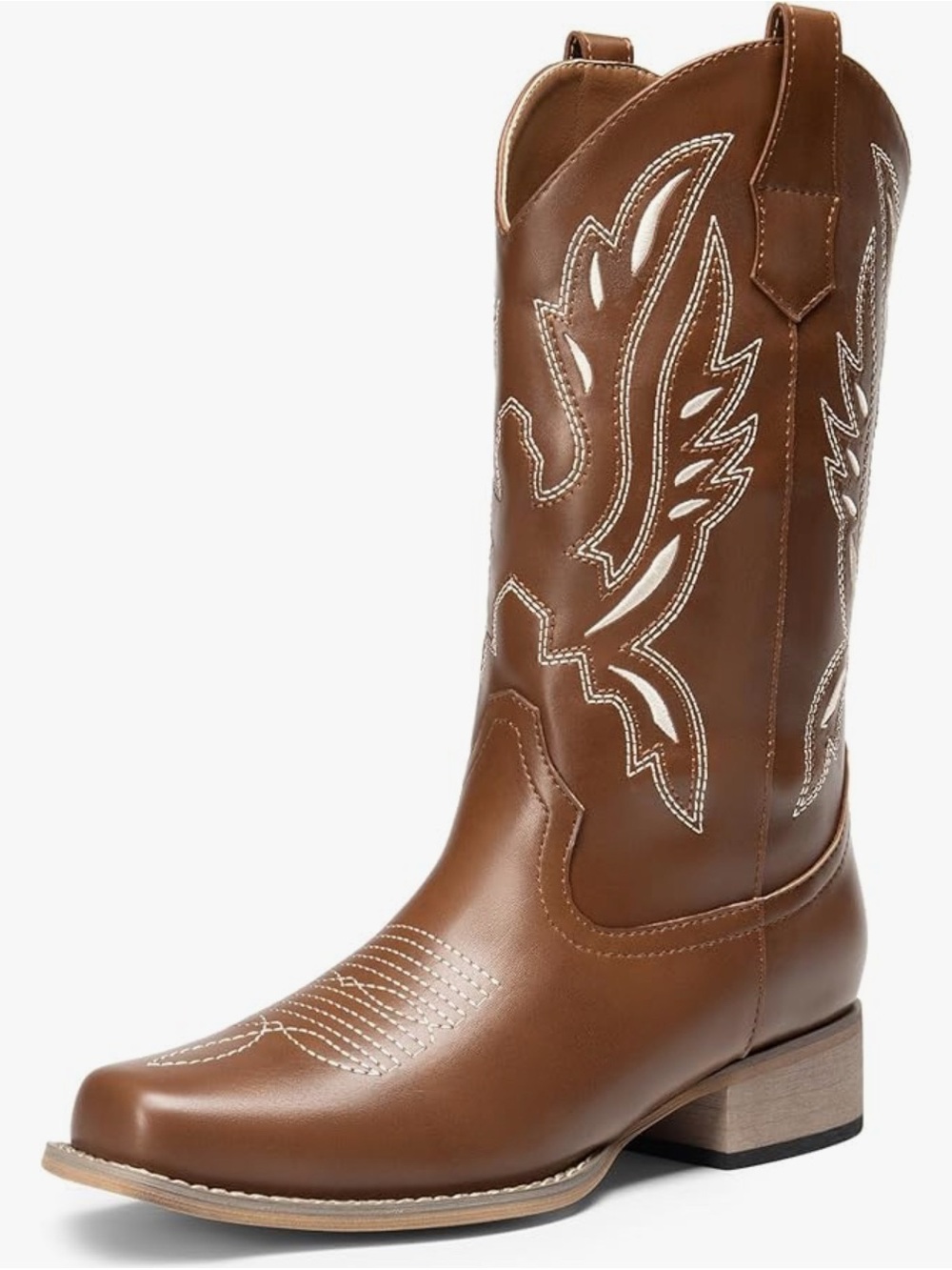 Classic Brown Western Cowboy Boots for Women